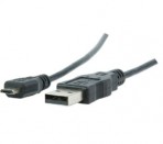 Kabelis USB2.0 A kištukas – micro USB BM kištukas 1m